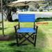 Folding Chair Wooden Director Chair Canvas Folding Chair Folding Chair 2pcs/set populus + Canvas