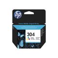 HP 304 Tri-Colour Original Ink Cartridge - Standard Yield 100 Pages - N9K05AE