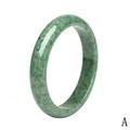 Chinese Beautiful Genuine Natural Green Jade Gems Bangle Bracelet -55-64mm D4V0