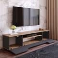 East Urban Home TV Stand for TVs up to 49" Wood in Brown | Wayfair 2A74BB1E277A4B19BDF0E38FEF50E26C
