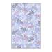 Purple/Red Rectangle 5'3" x 7'7" Area Rug - East Urban Home Aaizah Floral Machine Made Flatweave Area Rug in 91.0 x 63.0 x 0.31 in blue/green/indigo | Wayfair