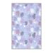 Purple/Red Rectangle 2'7" x 3'11" Area Rug - East Urban Home Aajah Abstract Machine Made Flatweave Area Rug in 47.0 x 31.0 x 0.31 in white | Wayfair