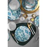 East Urban Home Adamczyk 24 Piece Dinnerware Set, Service for 6 Porcelain/Ceramic in Blue/White | Wayfair B78D6057B5C74FE1850E090F24A2B327