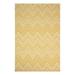 Yellow 5 x 3 x 0.4 in Area Rug - Latitude Run® Chevron Machine Woven Polyester Indoor/Outdoor Area Rug in Polyester | 5 H x 3 W x 0.4 D in | Wayfair