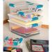 Sterilite kids Mini Clip Box, Stackable Small Storage Latch Lid Bin, Container Organizes Office, Crafts Plastic | 5.37 H x 11 W in | Wayfair