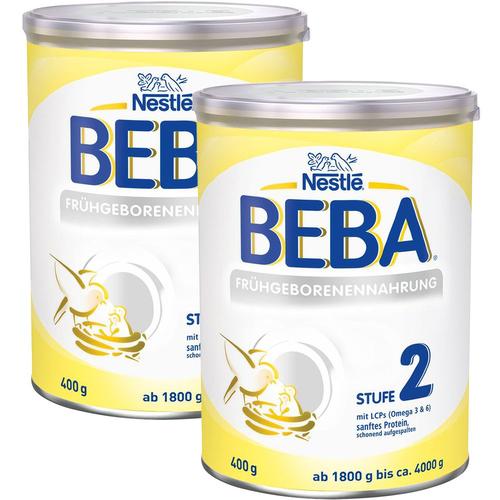 Nestle Beba Frühgeborenen Nahrung Pulver Doppelpack 2x400 g