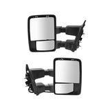 2011-2016 Ford F250 Super Duty Left and Right Door Mirror Set with Caps - Trail Ridge