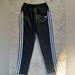 Adidas Bottoms | Adidas Athletic Pants Girls Sz 10/12 | Color: Black/White | Size: Mg