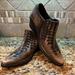 Free People Shoes | Free People Indio Bootie Size 37 Western Boho | Color: Black/Tan | Size: 37