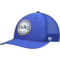 Men's '47 Royal Los Angeles Rams Berm Trucker Adjustable Hat
