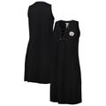 Women's Tommy Bahama Black Pittsburgh Steelers Island Cays Lace-Up Dress
