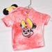 Disney Shirts & Tops | Disney Junior Minnie Mouse Hooded Short Sleeve Top Girl's Size 2t | Color: Orange/Pink | Size: 2tg