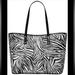 Michael Kors Bags | Michael Kors Large Zebra Open Tote Bag | Color: Black/White | Size: Large