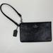 Coach Bags | Coach Black Shimmer Wristlet | Color: Black | Size: Os