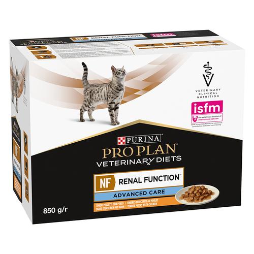 10x85g PURINA PRO PLAN Veterinary Diets Feline NF Advance Care Huhn Katzenfutter nass