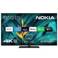 Nokia 55 Zoll (139 cm) QLED 4K UHD TV Smart Android TV (DVB-C/S2/T2, Netflix, Prime Video, Disney+) Amazon Exclusive - QN55GV315ISW - 2023