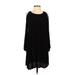 Old Navy Casual Dress - High/Low: Black Solid Dresses - Women's Size Small