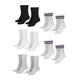 Freizeitsocken URBAN CLASSICS "Accessoires Sporty Socks 10-Pack" Gr. 35-38, bunt (black, white, grey, navy) Herren Socken Multipacks