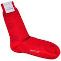 Bresciani Red & Purple Flower Patterned Men's Socks