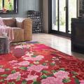 Yara Garland 133300 rugs in Pink and Red Rugs by Brink & Campman