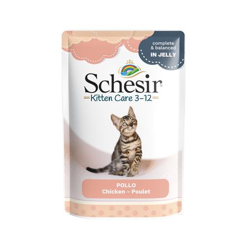 Schesir en gelée ou en sauce 6 x 85 g pour chat - Kitten poulet en gelée