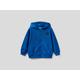 Benetton, Zip-up Hoodie In Organic Cotton, taglia 18-24, Bright Blue, Kids