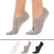 Calvin Klein 3-Pack Albert Invisible Socks - Grey - White - Black TU