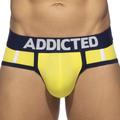 Addicted Swimderwear Push Up Briefs - Yellow XXL