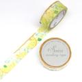 Saien - Limited Silver Foil Washi Tape Honey Lemon Soda