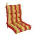 Multi-section Tufted Outdoor Seat/Back Chair Cushion (Multiple Sizes)