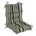 Multi-section Tufted Outdoor Seat/Back Chair Cushion (Multiple Sizes)