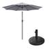 Villacera 9-Foot Outdoor Patio Umbrella with Base