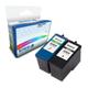 Remanufactured Basic Valuepack of M4640 & M4646 (592-10092/592-10091) Replacement Ink Cartridges for Dell Printers