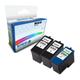 Remanufactured Everyday Valuepack of 2x M4640 & 1x M4646 (592-10092/592-10091) Replacement Ink Cartridges for Dell Printers