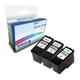 Remanufactured Everyday Valuepack of 2x JP451 & 1x JP453 (592-10275/592-10276) Replacement Ink Cartridges for Dell Printers