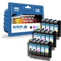 Remanufactured Super Saver Valuepack of 40 (51645A/C/M/Y) 14x Replacement Ink Cartridges for HP Printers