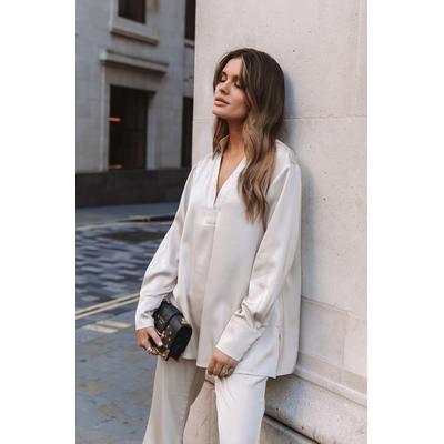 Cheshire Oversized Blouse - Champagne