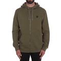 Sngl Stn Zip Hoody - Military