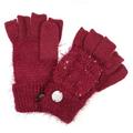 Regatta Girls Heddie Lux Knitted Full Or Fingerless Gloves 7-10 Years