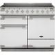 Rangemaster Elise ELS110EIWH 110cm Electric Range Cooker with Induction Hob - White - A/A Rated, White