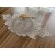 Cappuccino French Lace Table Runner, Vintage Style French Shabby chic For Wedding Table, Rustic Lace Runner, Elegant Table Runner, LC255