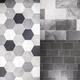 Modern Tile Look Vinyl Flooring Roll 2m & 4m Width Modern Kitchen and Bathroom Flooring Tile Effect Lino Stylish Flooring
