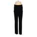 Jennifer Lopez Casual Pants - Mid/Reg Rise Straight Leg Boyfriend: Black Bottoms - Women's Size Small