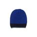 Treasure & Bond Beanie Hat: Blue Color Block Accessories