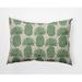 Simply Daisy 14 x 20 Pineapple Stripes Indoor/Outdoor Polyester Throw Pillow Sage