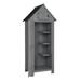 GoDecor Outdoor Garden Shed Wooden Storage Cabinet Backyard Tool Sheds