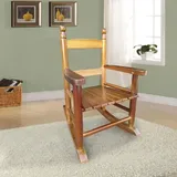 Kids Rocking Chair Outdoor Kids Rocking Chairs Childs/Toddler/Childrens Porch Rocker Chair Wooden Rocker for Ages 2-10 Living Room Bedroom Balconies Porches Children s Rooms Oak