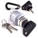 HD Switch Starter Ignition Switch with Lights Fits EZGO E-Z-GO TXT 33639-G01 33639G01 1981 & Up Golf Cart Gas or Electric - 4 Prong Terminals - Includes 4 Keys & Free Carabiner