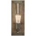 Winchester; 1 Light; Wall Sconce; Bronze/Aged Wood Finish