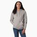 Dickies Women's Water Repellent Sleeve Logo Hoodie - Heather Gray Size S (FW202)